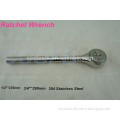1/2"*235mm 3/4"*390mm Ratchet Wrench 304 Stainless Steel Non Magnetic Hand Tools